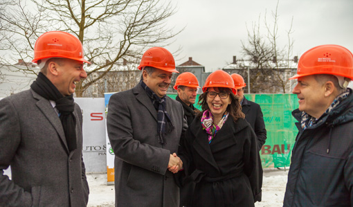 Grundsteinlegung Auto& Service PIA GmbH 2015 in München