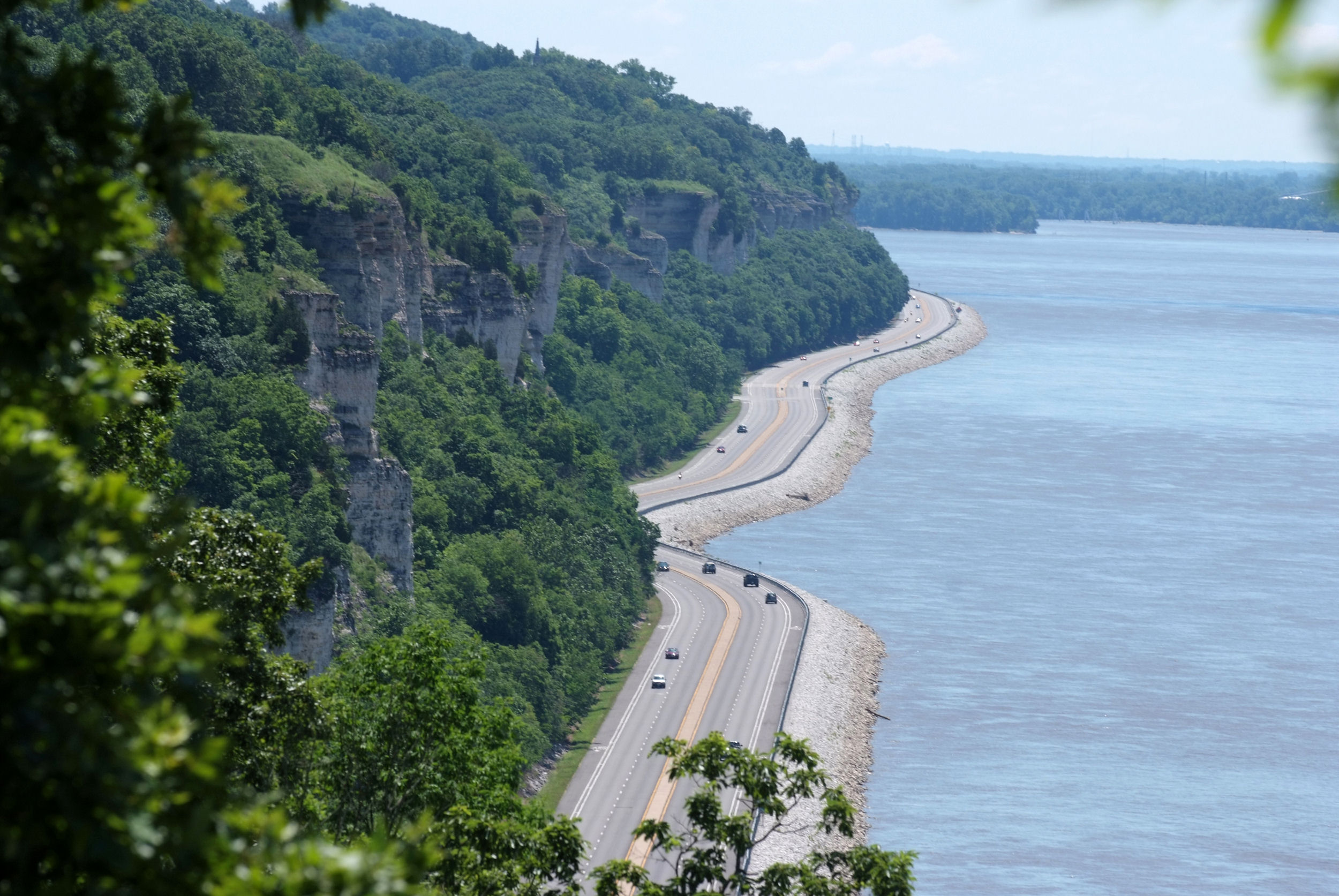 Die Great River Road in llinois