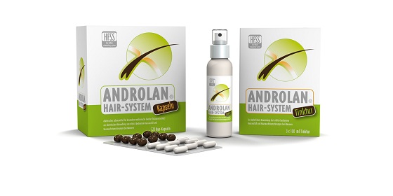 Die neue Kombi-Therapie gegen Haarausfall bei Männern: Androlan® Hair-System. Die neue Kombi-Therapie gegen Haarausfall bei Männern: Androlan® Hair-System.