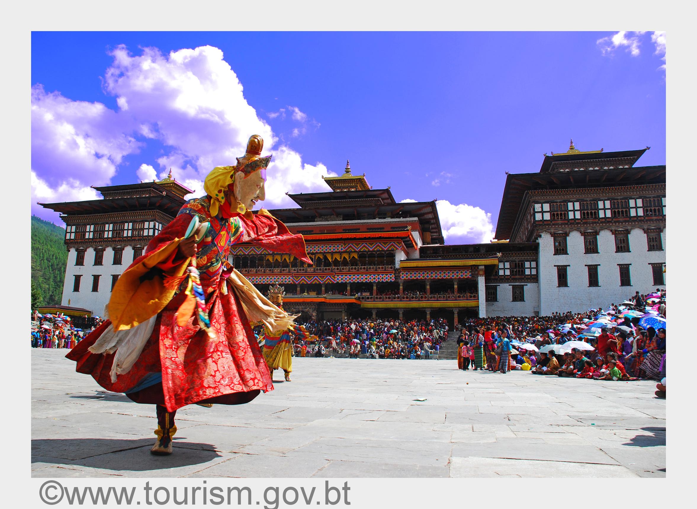 Tshechus - Bhutans farbenfrohe religiöse Feste (Bildquelle: www.tourism.gov.bt)