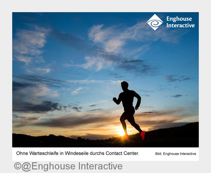 CCW 2015: In Windeseile durchs Contact Center. Bild Enghouse Interactive (Bildquelle: @Enghouse Inte