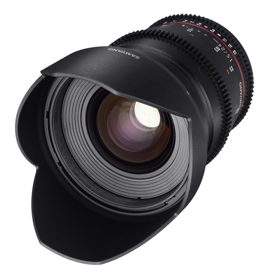 Samyang Objektiv 24mm T1.5 VDSLR II für Canon EF Samyang Objektiv 24mm T1.5 VDSLR II für Canon EF