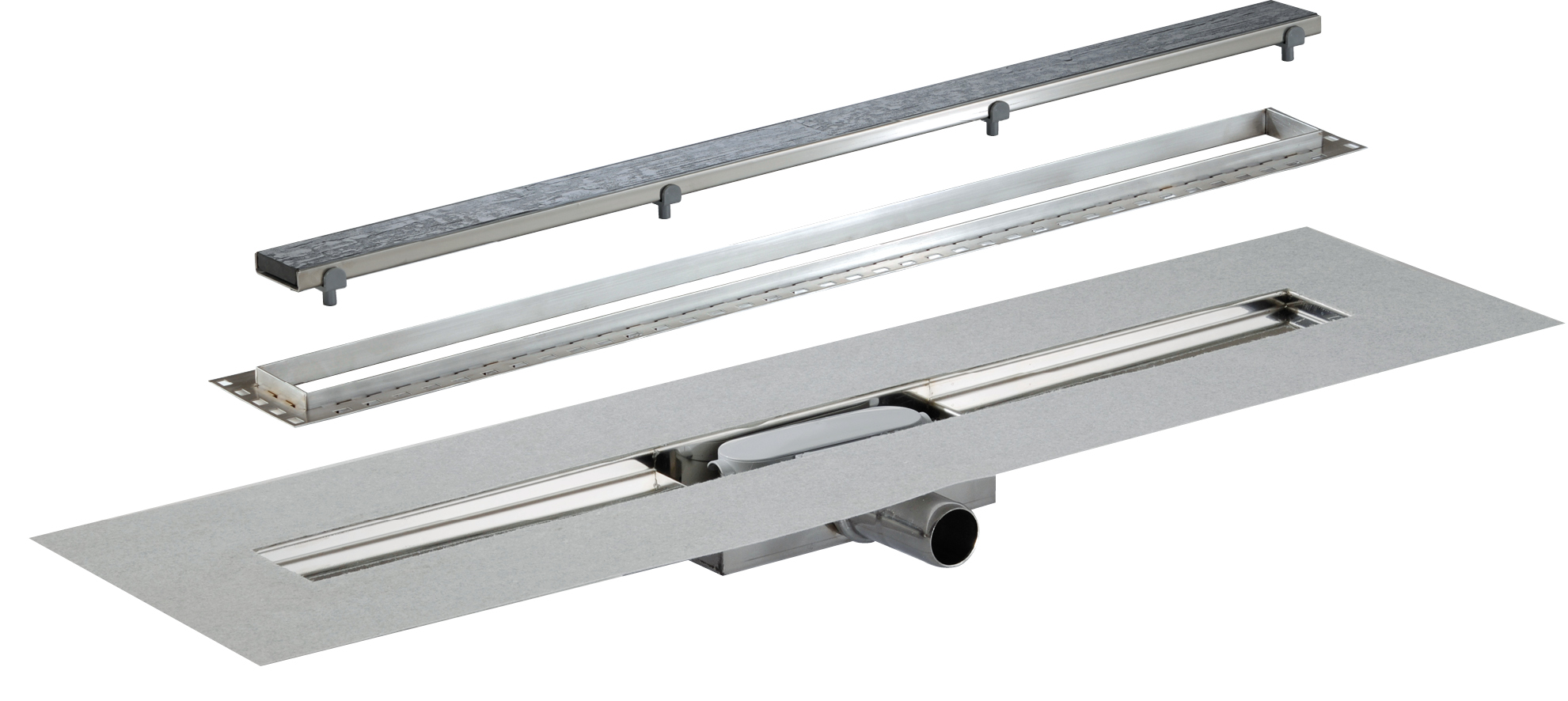 Ultraflaches Gutjahr-Duschrinnensystem verbessert Installations- und Trittschall Ultraflaches Gutjahr-Duschrinnensystem verbessert Installations- und Trittschall
