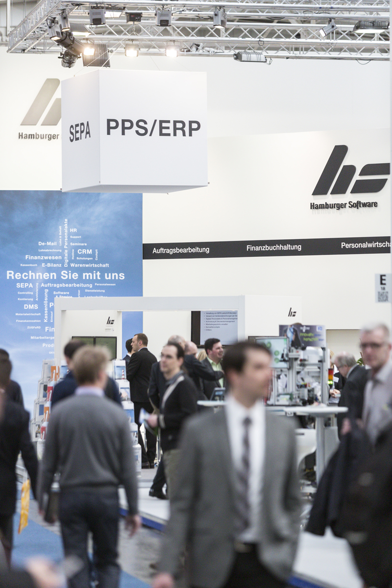 HS - Hamburger Software auf der CeBIT - Halle 5, Stand D 28