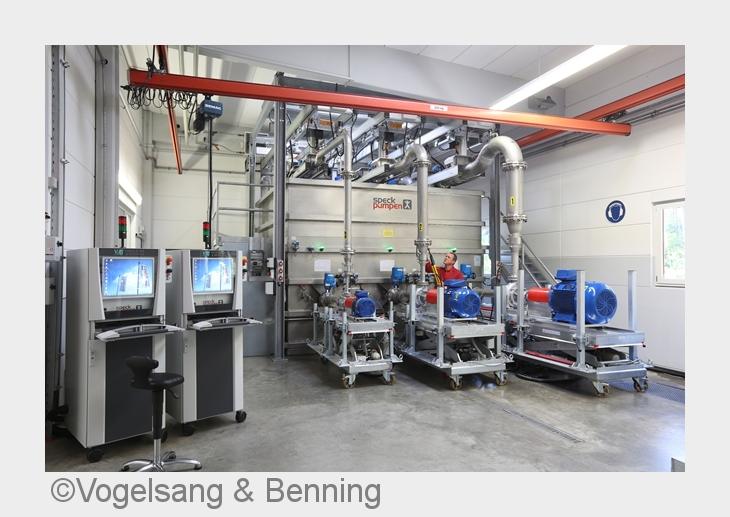 Vogelsang& Benning baut und projektiert seit mehr als 30 Jahren Pumpenprüfstände (Bildquelle: Vo Vogelsang& Benning baut und projektiert seit mehr als 30 Jahren Pumpenprüfstände (Bildquelle: Vo