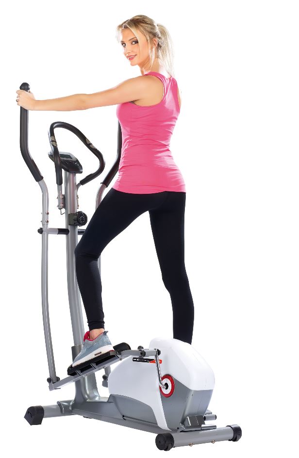 PEARL sports Crosstrainer mit Pulsmesser, 5 kg Schwungmasse, www.pearl.de