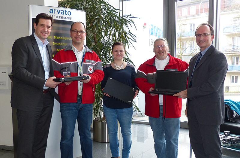 arvato Financial Solutions spendet Laptops an DRK Baden-Baden arvato Financial Solutions spendet Laptops an DRK Baden-Baden