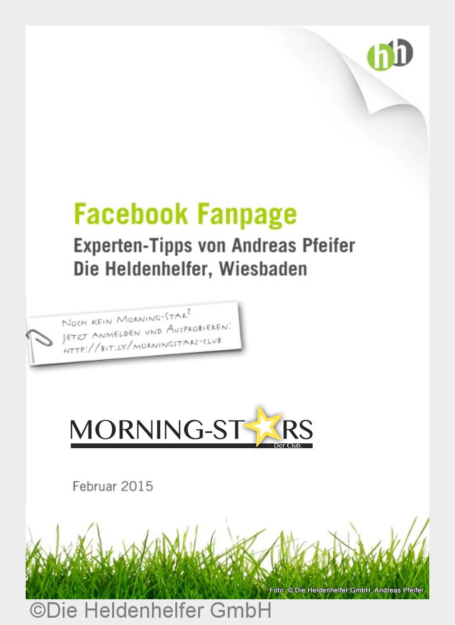 Zum Gratis-Download: Checkliste mit Tipps für die Facebook-Fanpage (Bildquelle: Die Heldenhelfer Gmb
