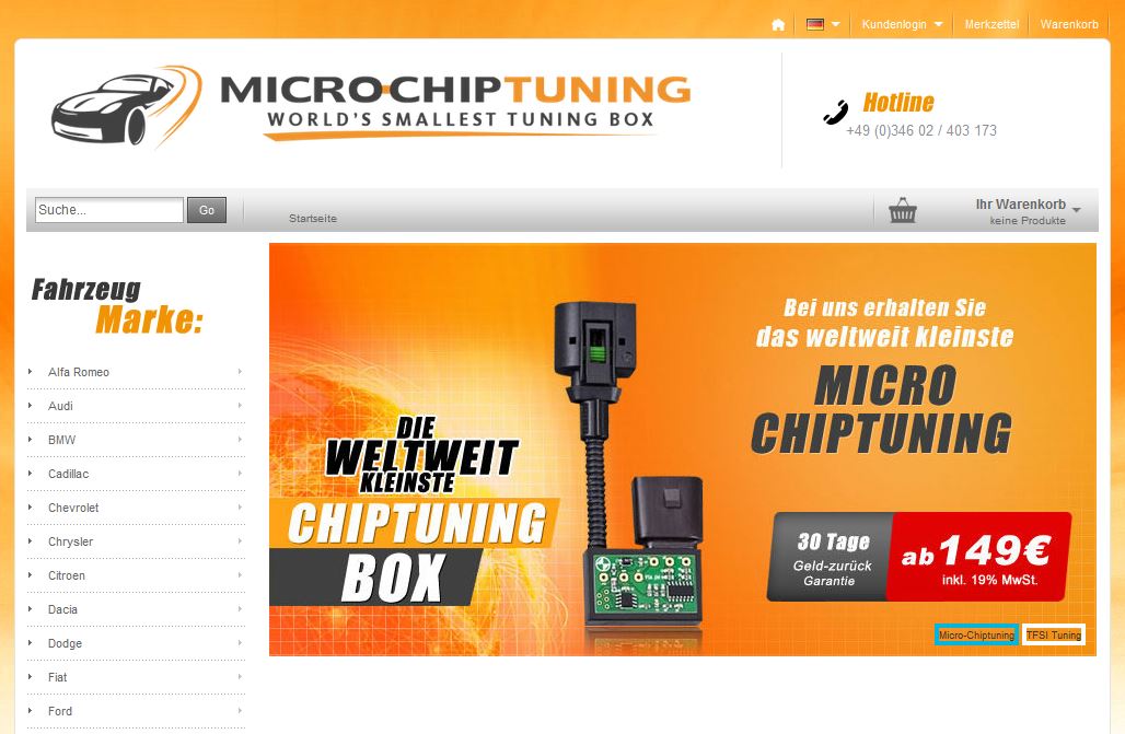 Noch mehr Chiptuning-Produkte plus Rabatt auf das gesamte Sortiment bei micro-chiptuning.com Noch mehr Chiptuning-Produkte plus Rabatt auf das gesamte Sortiment bei micro-chiptuning.com
