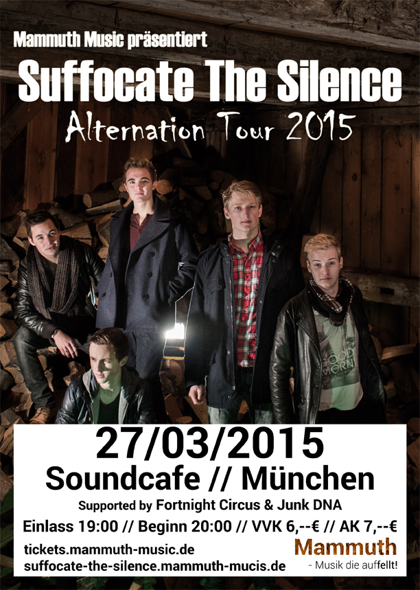 Suffocate The Silence im Soudncafe in München Suffocate The Silence im Soudncafe in München