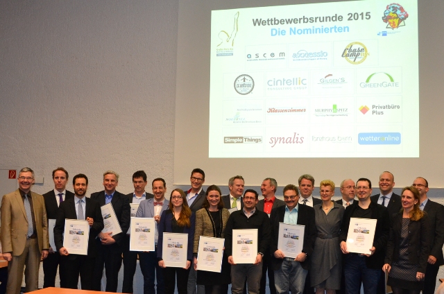 die 15 nominierten Unternehmen aus der Region die 15 nominierten Unternehmen aus der Region