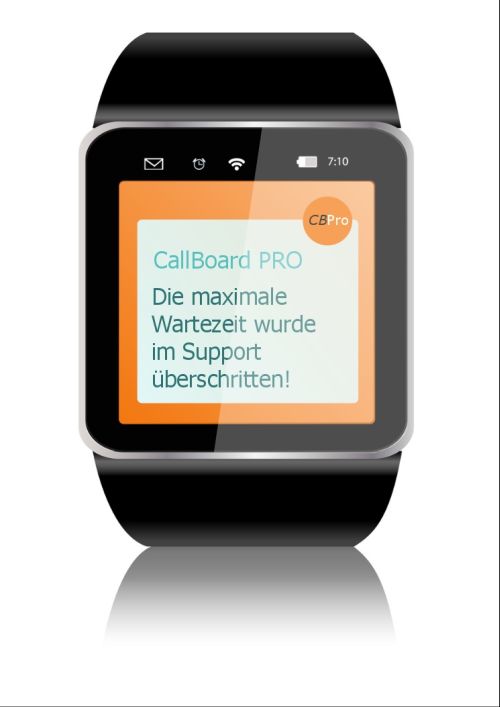 Hotline am Handgelenk: Die Smartwatch-App für CallBoard PRO von obyte.com Hotline am Handgelenk: Die Smartwatch-App für CallBoard PRO von obyte.com