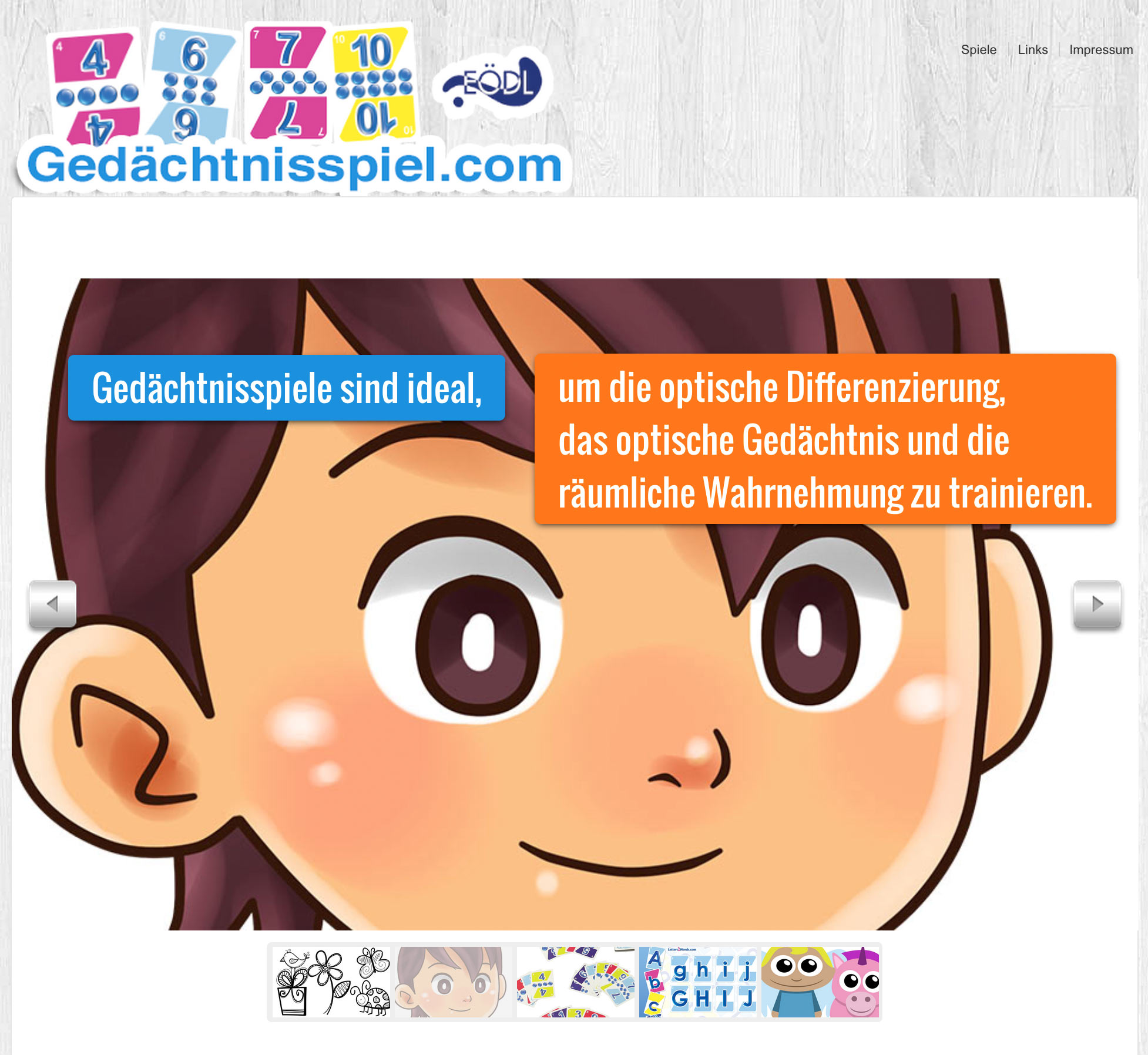 Gedächtnisspiele