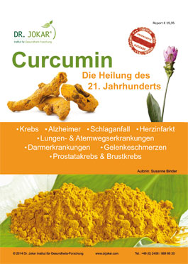 Titelseite des Informationsblattes über Curcumin