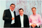 ( v.l.n.r.:)Andreas Kirchheiner, AIS, Peter Förster und Olaf Demuth, Transporeon ( v.l.n.r.:)Andreas Kirchheiner, AIS, Peter Förster und Olaf Demuth, Transporeon