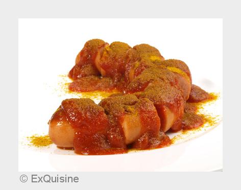 Lecker Currywurst ohne Zusätze (Bildquelle:©ExQuisine) Lecker Currywurst ohne Zusätze (Bildquelle:©ExQuisine)