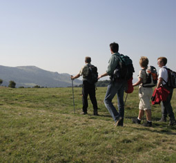 Auf dem Hochrhöner unterwegs Auf dem Hochrhöner unterwegs