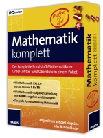 FRANZIS Mathematik komplett für PC - Digitale Nachhilfe FRANZIS Mathematik komplett für PC - Digitale Nachhilfe