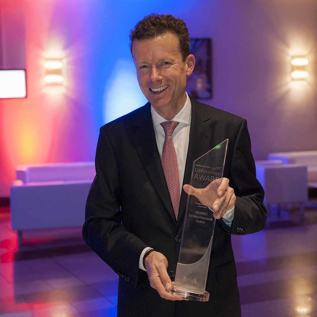 Burkhard Mollen mit Lieferantenaward 2015