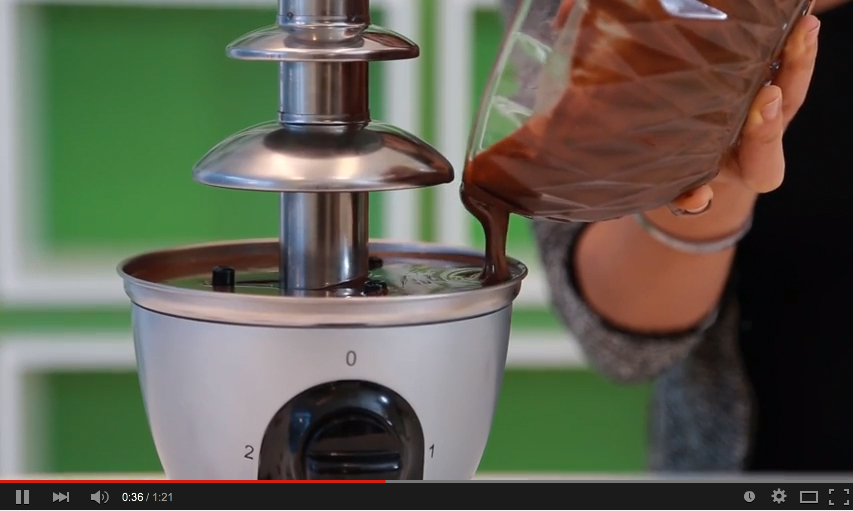 JAGO Schokobrunnen Produktvideo und How-to-Video auf Youtube