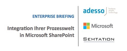 adesso, Microsoft und Semtation veranstalten gemeinsame Enterprise Briefings.