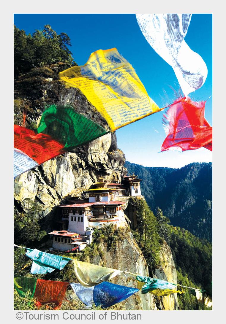 Kloster Taktsang (Tigernest) (Bildquelle: Tourism Council of Bhutan) Kloster Taktsang (Tigernest) (Bildquelle: Tourism Council of Bhutan)