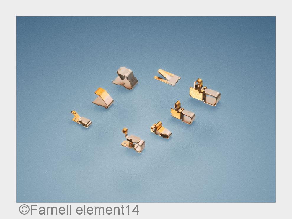 Federfinger von TE (Bildquelle: Farnell element14) Federfinger von TE (Bildquelle: Farnell element14)