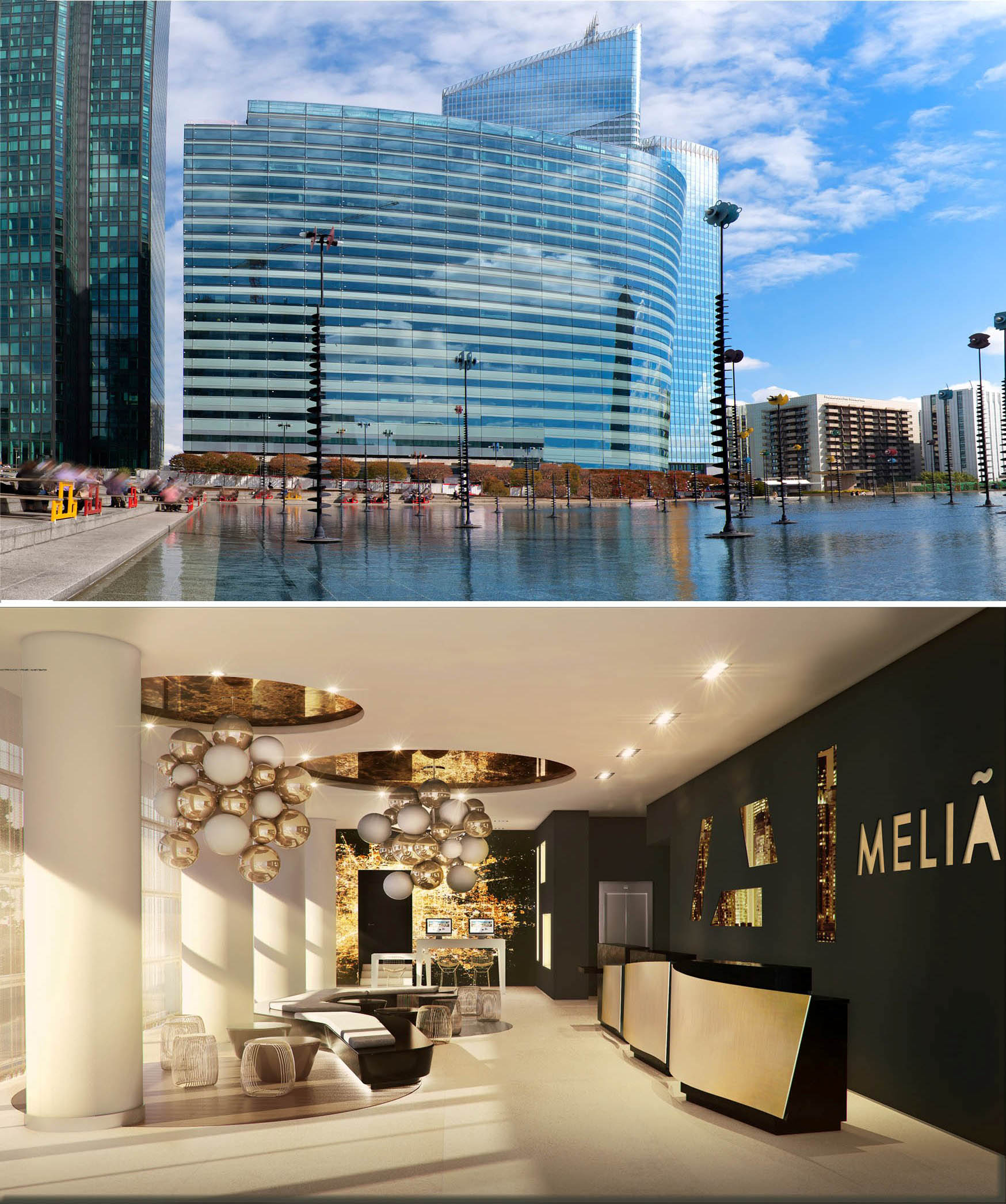 Neu eröffnet: Meliá Paris La Défense (Bildnachweis Fotos/Renderings: Meliá)