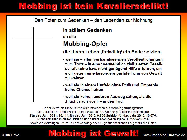 Die folgenschwere kumulierenden Wirkung einzelner Mobbing-Handlungen wird im deutschen Recht nicht b Die folgenschwere kumulierenden Wirkung einzelner Mobbing-Handlungen wird im deutschen Recht nicht b