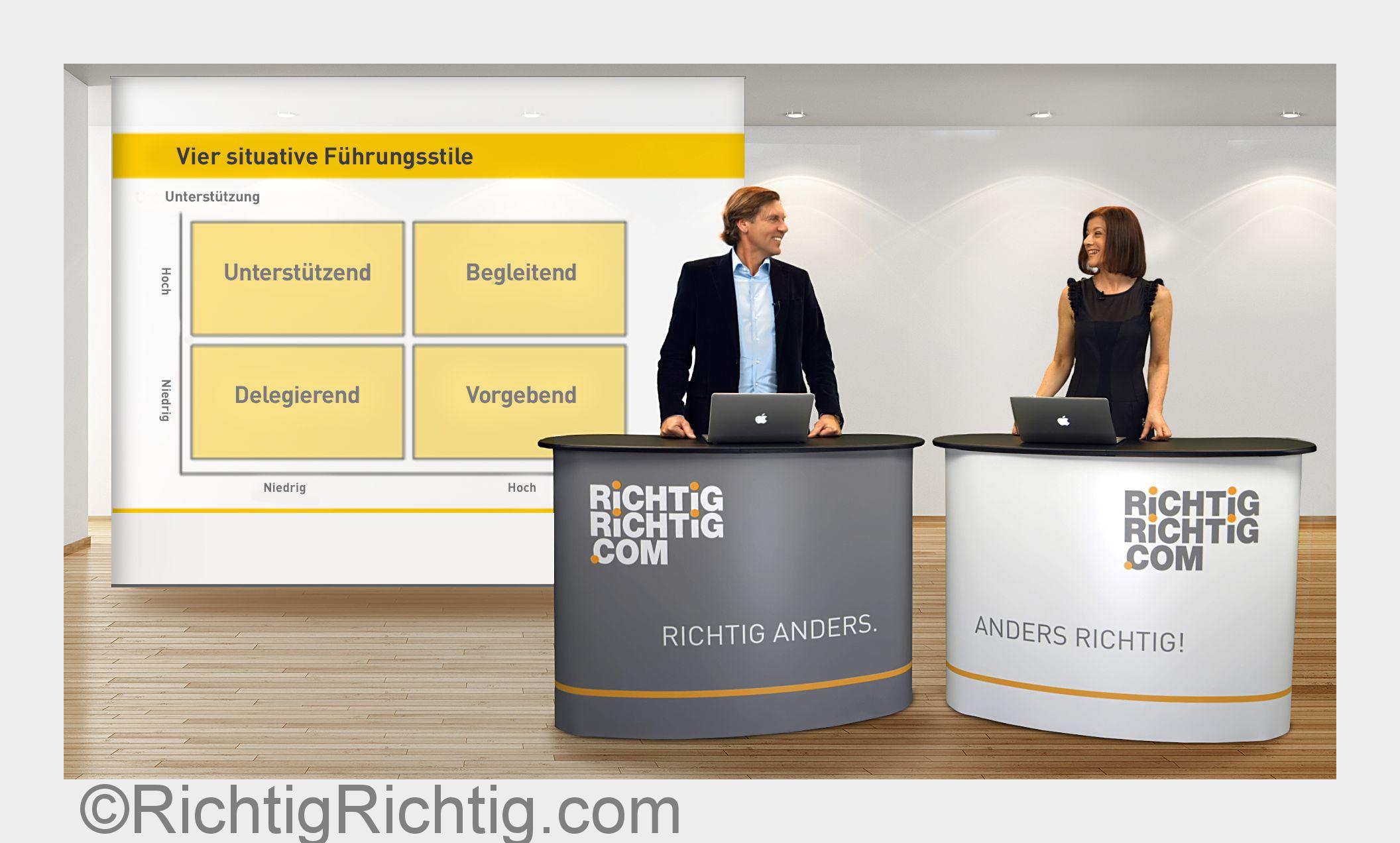 V.l.n.r.: Carsten K. Rath und Sabine Hübner, RichtigRichtig.com (Bildquelle: RichtigRichtig.com)