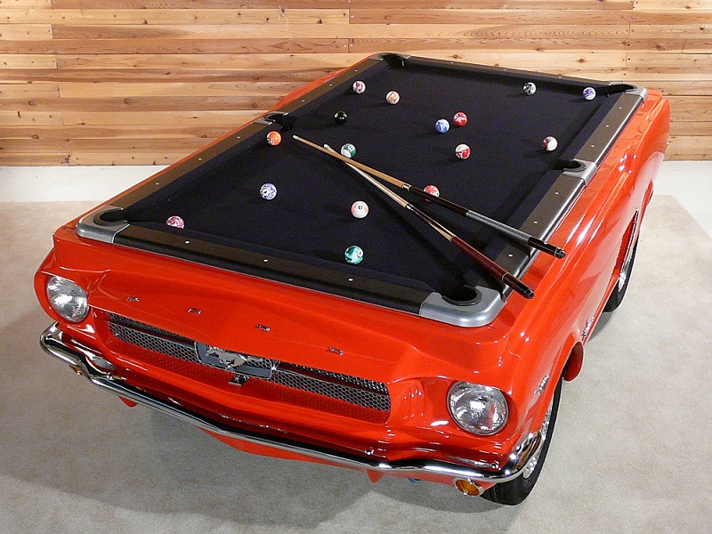 Billardtisch US Car Oldtimer Ford Mustang 1965 Billardtisch US Car Oldtimer Ford Mustang 1965