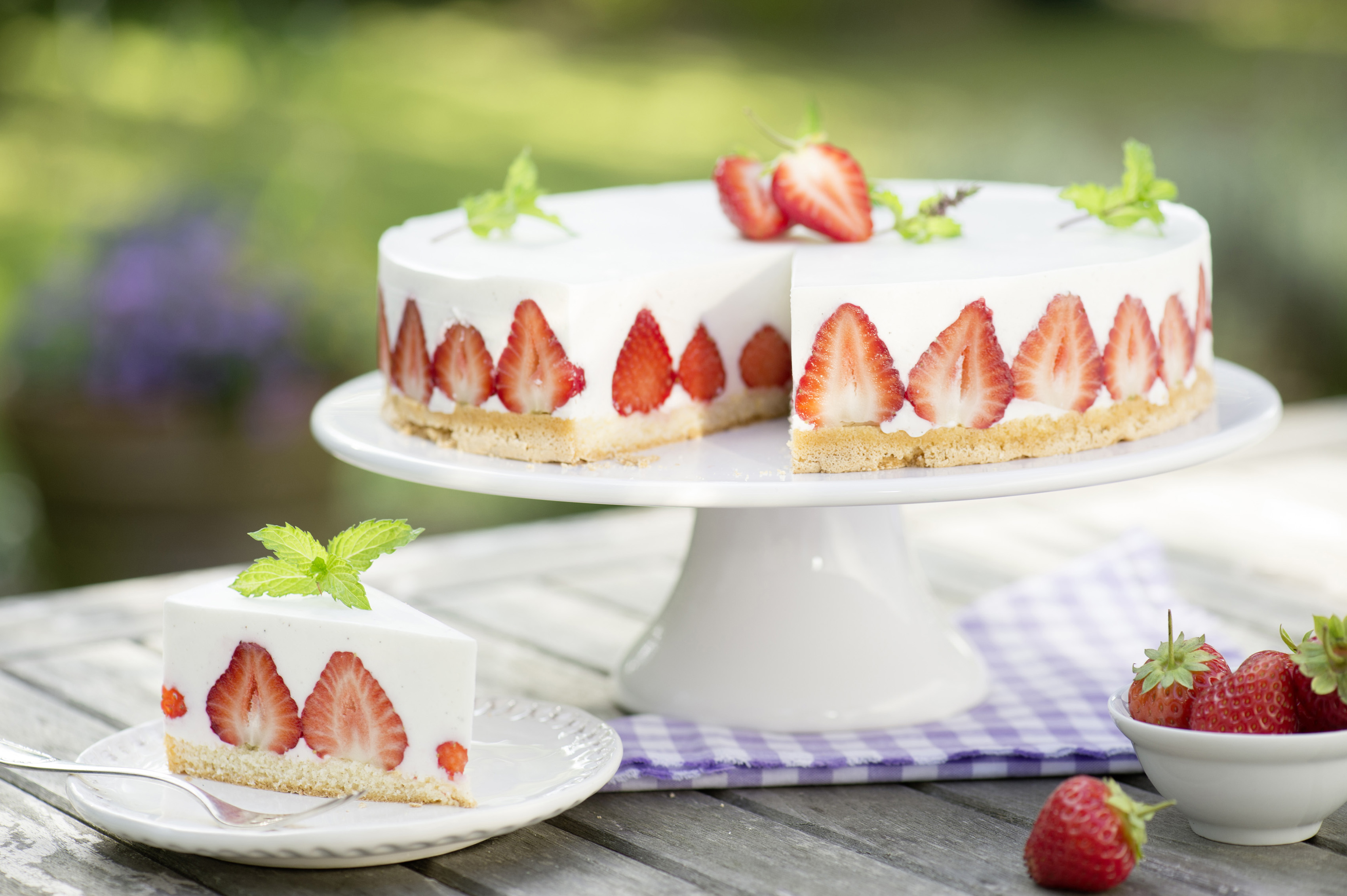 Quark-Cremefine-Erdbeertorte