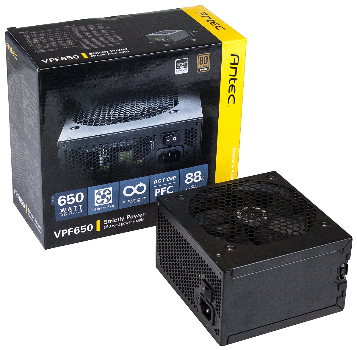 Die Netzteile Antec VPF350, VPF450, VPF550 und VPF650 sind ab sofort erhältlich. Die Netzteile Antec VPF350, VPF450, VPF550 und VPF650 sind ab sofort erhältlich.