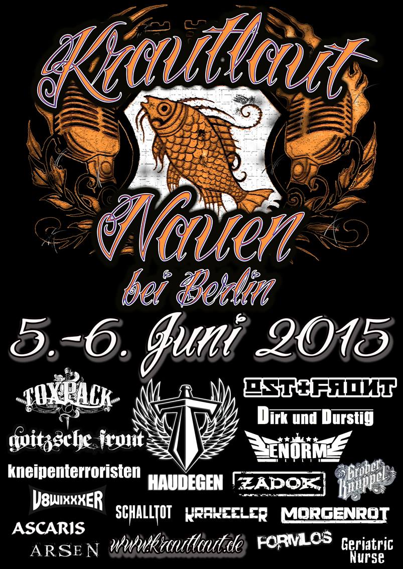 Krautlaut Deutschrock Festival Nauen bei Berlin