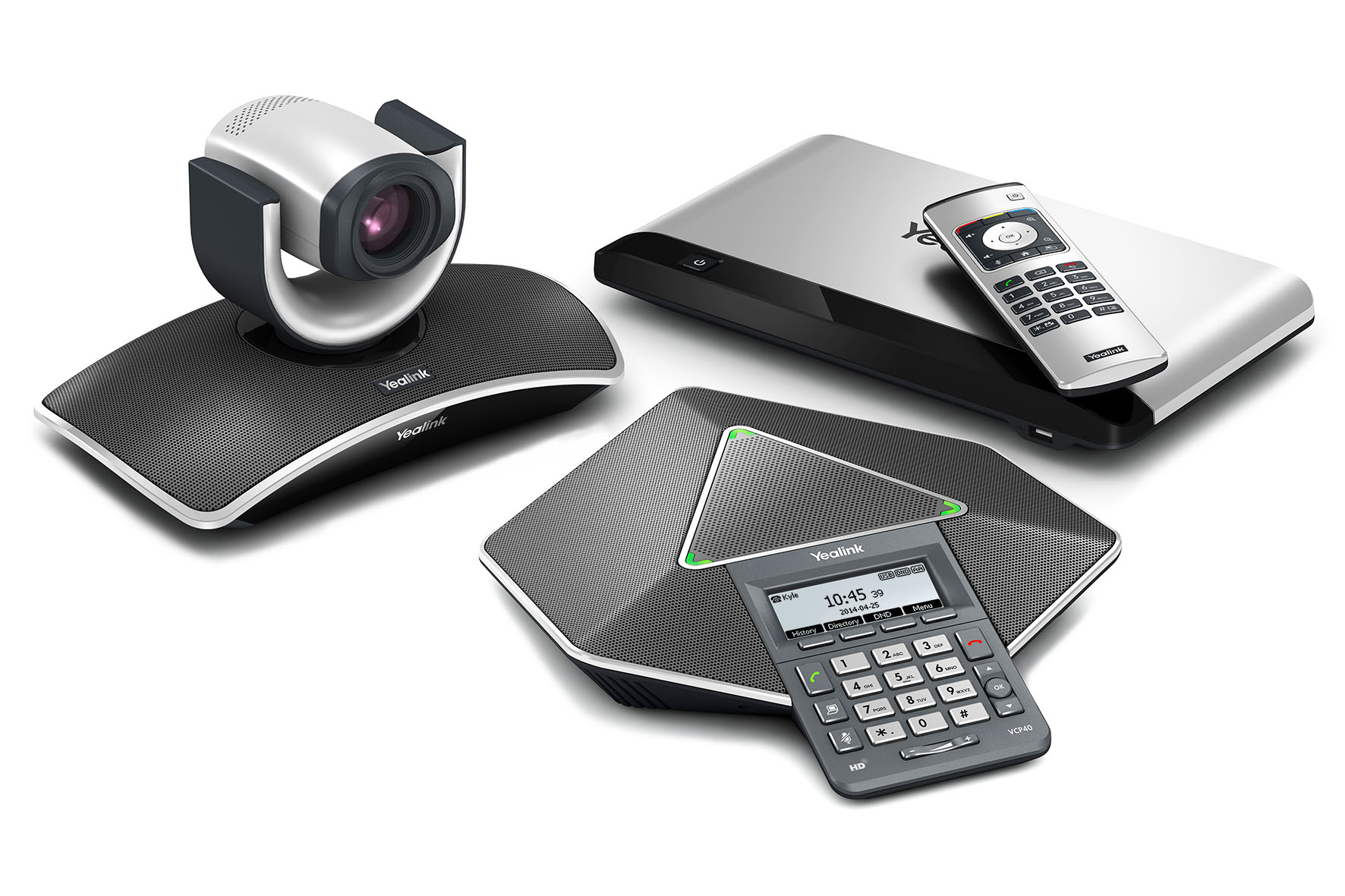 Im Bild: Das Videokonferenz-System VCS von Yealink für unkompliziertes Full-HD-Videoconferencing.