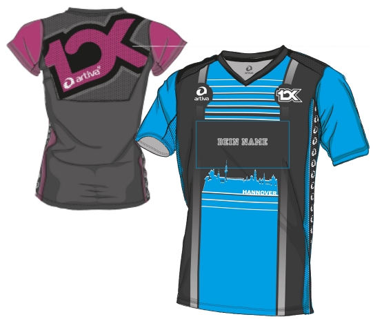 artiva 10K Laufshirt