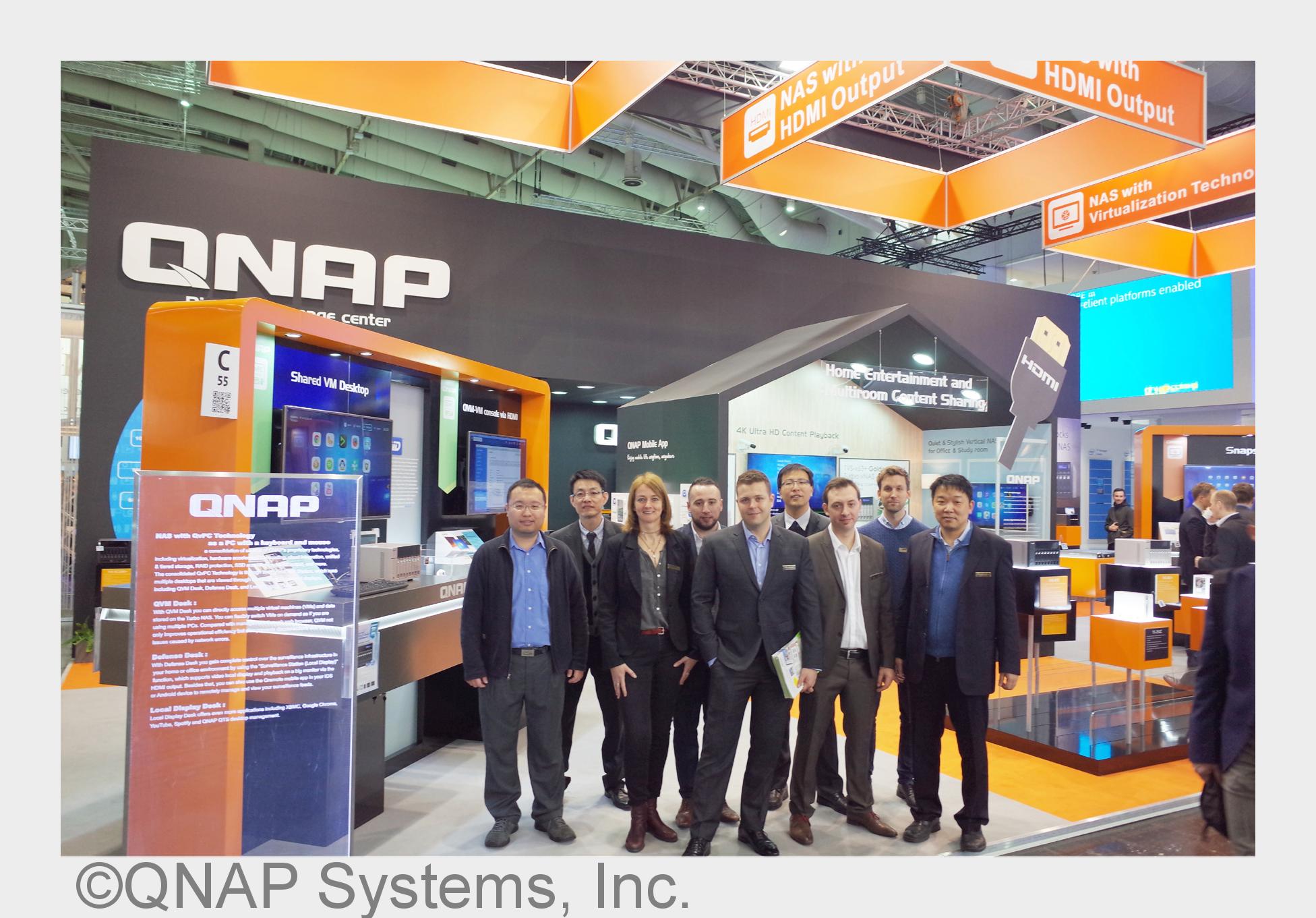 QNAP auf der CeBIT: Von schraubenlosen NASüber neue Technologien bis hin zu QTS 4.2 (Bildquelle: QNA