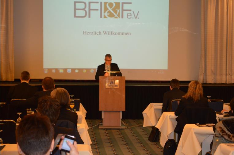 Mitgliederversammlung 2015 des BFI&F e.V., Vorsitzender Patric Weilacher