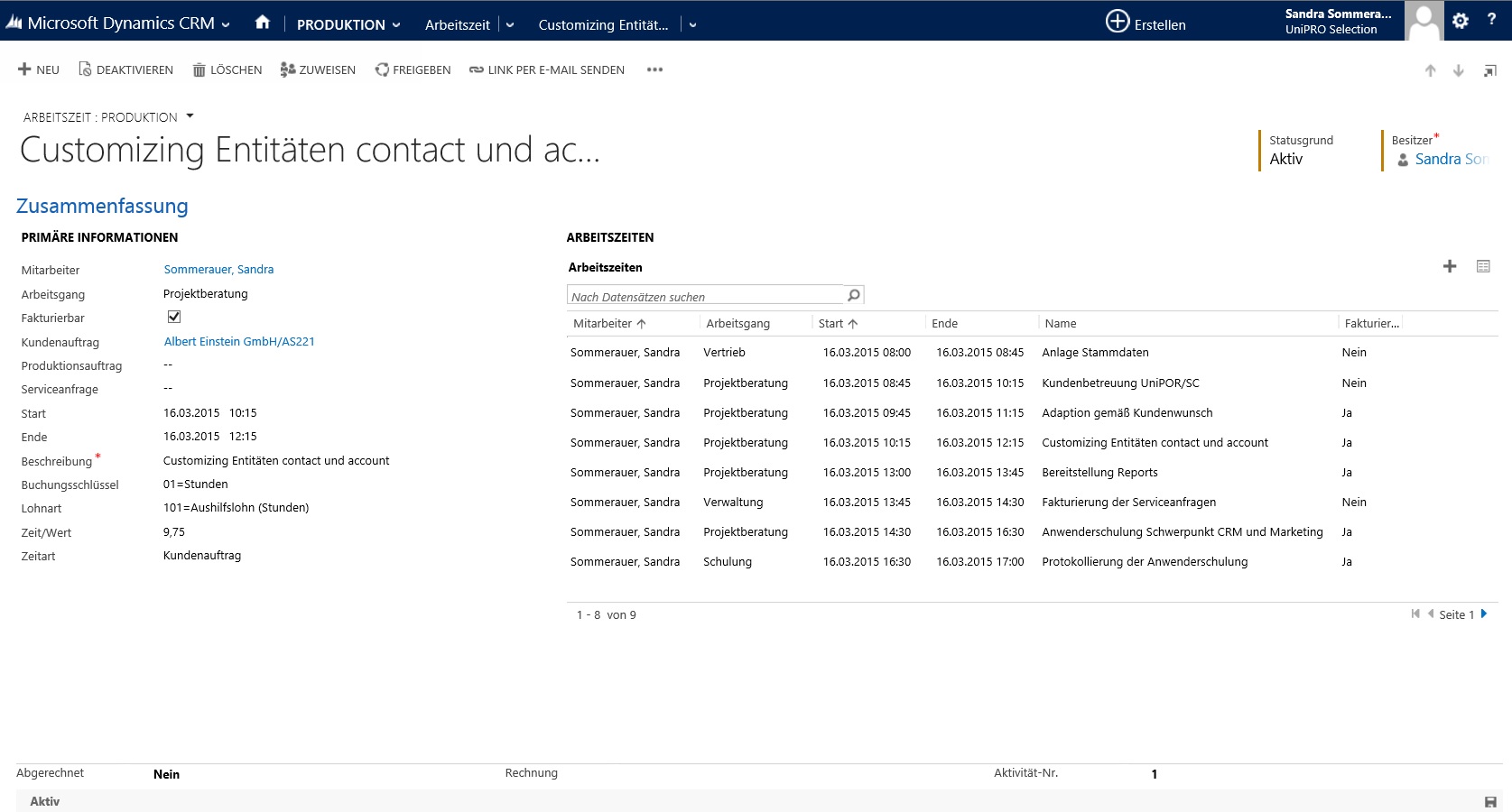 Lohnabrechnung mit Microsoft Dynamics CRM Lohnabrechnung mit Microsoft Dynamics CRM