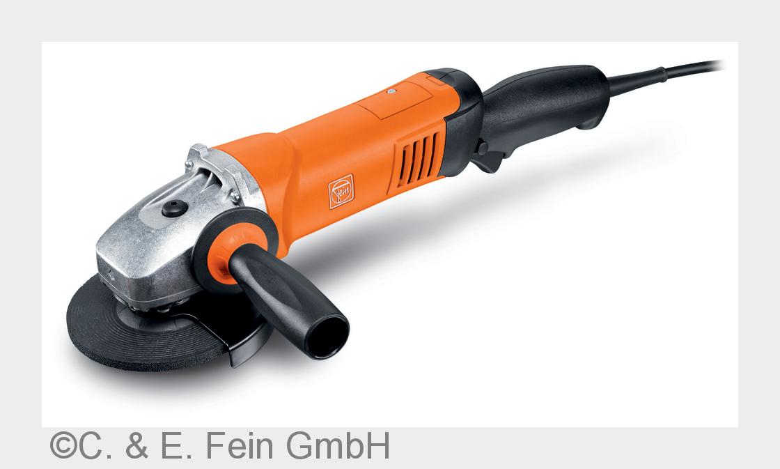 Compact-Winkelschleifer mit FEIN ErgoGrip (Bildquelle: C.& E. Fein GmbH) Compact-Winkelschleifer mit FEIN ErgoGrip (Bildquelle: C.& E. Fein GmbH)
