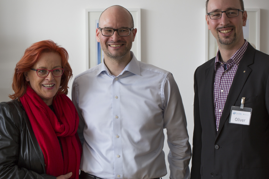 B.Zoschnik, BVMW; C.Vossel,CCVOSSEL u. O.Reinsch, jobEconomy