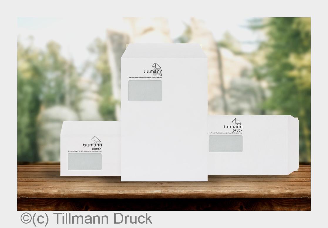 Jetzt 1-farbig bedruckt: Standbriefhüllen im individuellen Mix (Bildquelle: (c) Tillmann Druck) Jetzt 1-farbig bedruckt: Standbriefhüllen im individuellen Mix (Bildquelle: (c) Tillmann Druck)