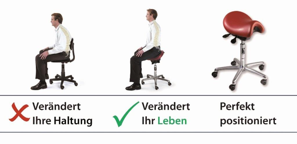 Der rückenfreundliche Bambach Sattelsitz Der rückenfreundliche Bambach Sattelsitz
