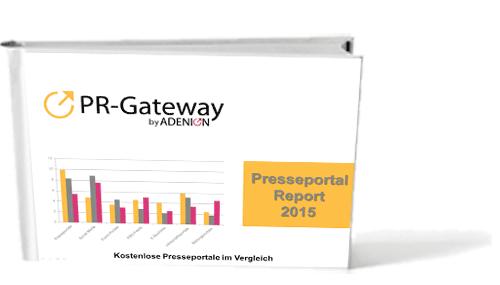 Der Presseportal-Report 2015 listet die besten Portale für Pressemitteilungen