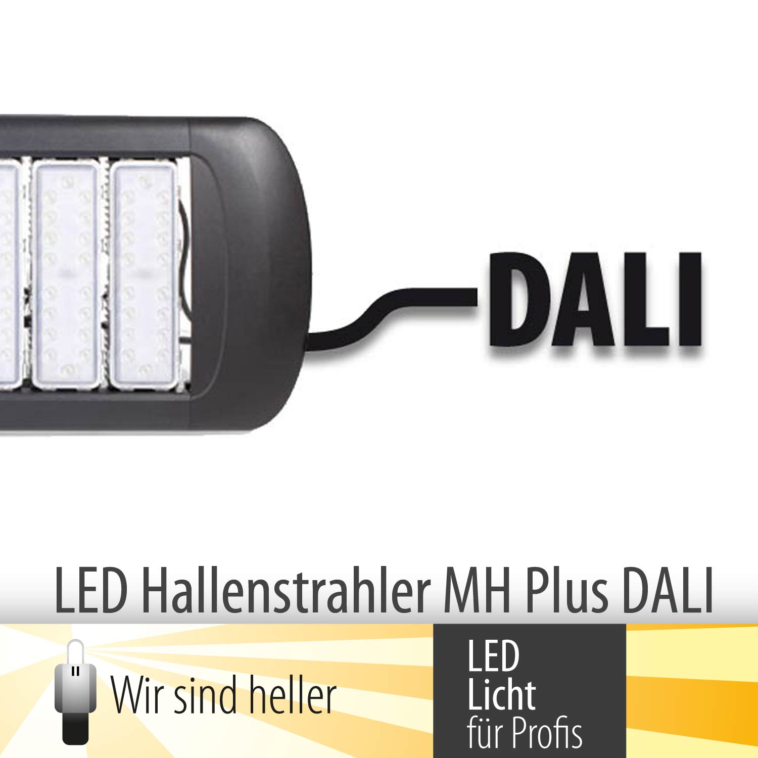LED Hallenstrahler MH Plus Serie jetzt DALI fähig LED Hallenstrahler MH Plus Serie jetzt DALI fähig