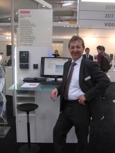Wolfgang Volz auf der CeBIT