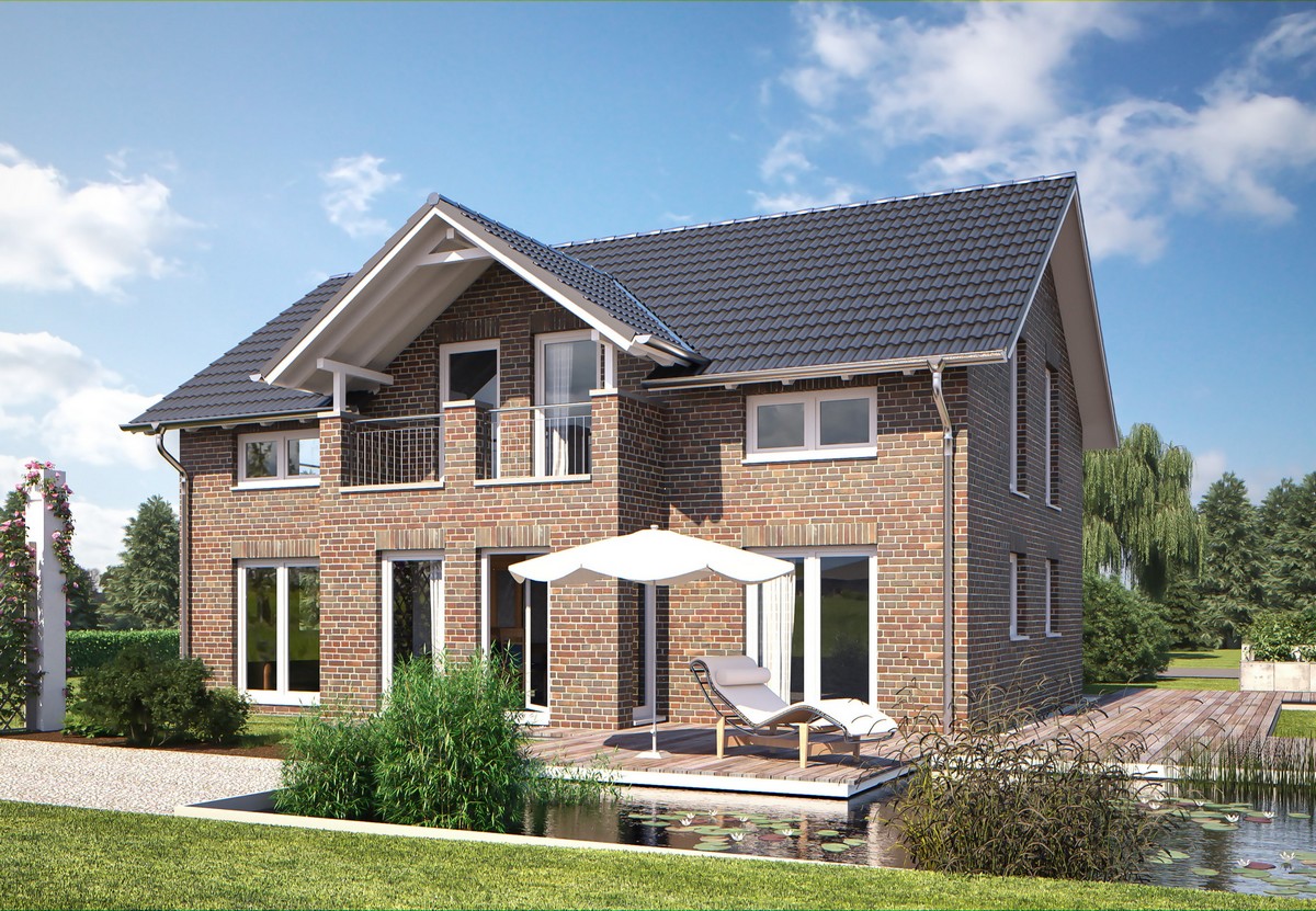 Die Fassade als prägendes Element eines Hauses: modern mit Klinkern in Szene gesetzt beim Living 166 Die Fassade als prägendes Element eines Hauses: modern mit Klinkern in Szene gesetzt beim Living 166