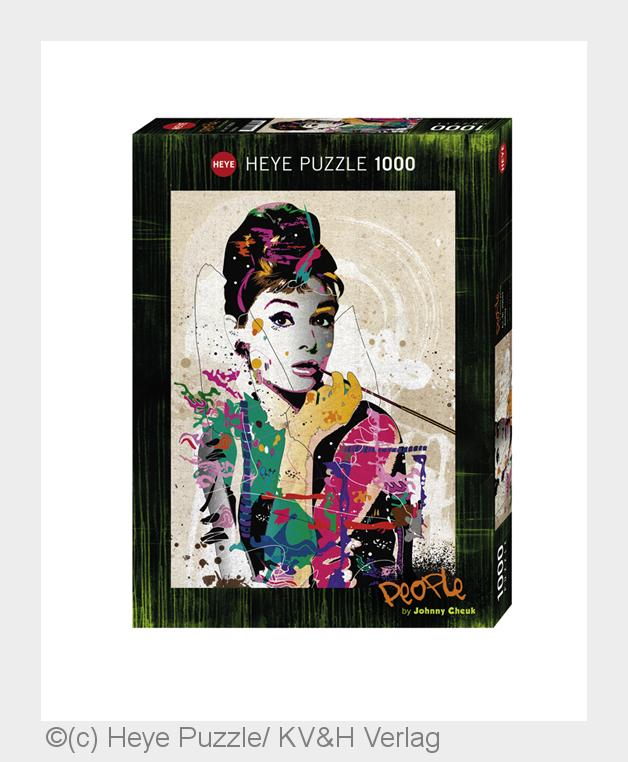 "Audrey" von Johnny Cheuk, eines der neuen, trendigen Heye Puzzles 2015 (Bildquelle: (c) H