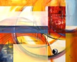 Moon Circle, 80x100cm, Brigitte Puschmann
