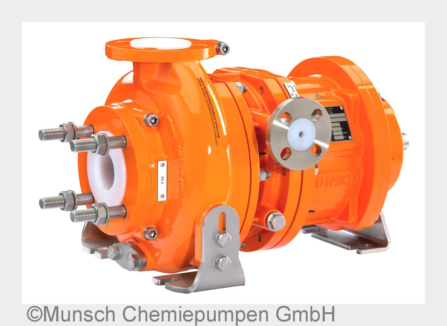 Die Magnetpumpe des Typs CM lässt sich mit Zusatzanschlüssen ausrüsten. (Bildquelle: Munsch Chemiepu